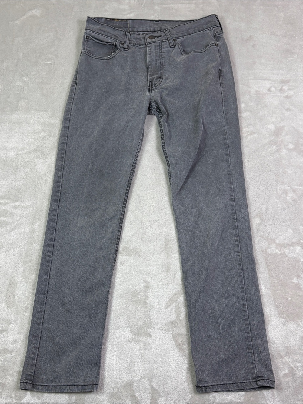 Levi’s 511 Slim Fit Jeans Mens Actual Sz 32x29 Grey Denim 04511-2272 - Picture 6 of 14
